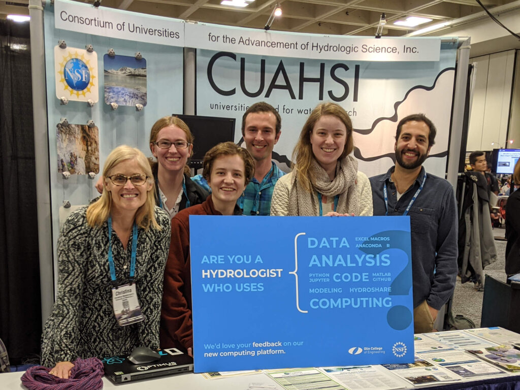 My team at the AGU Fall Meeting conference